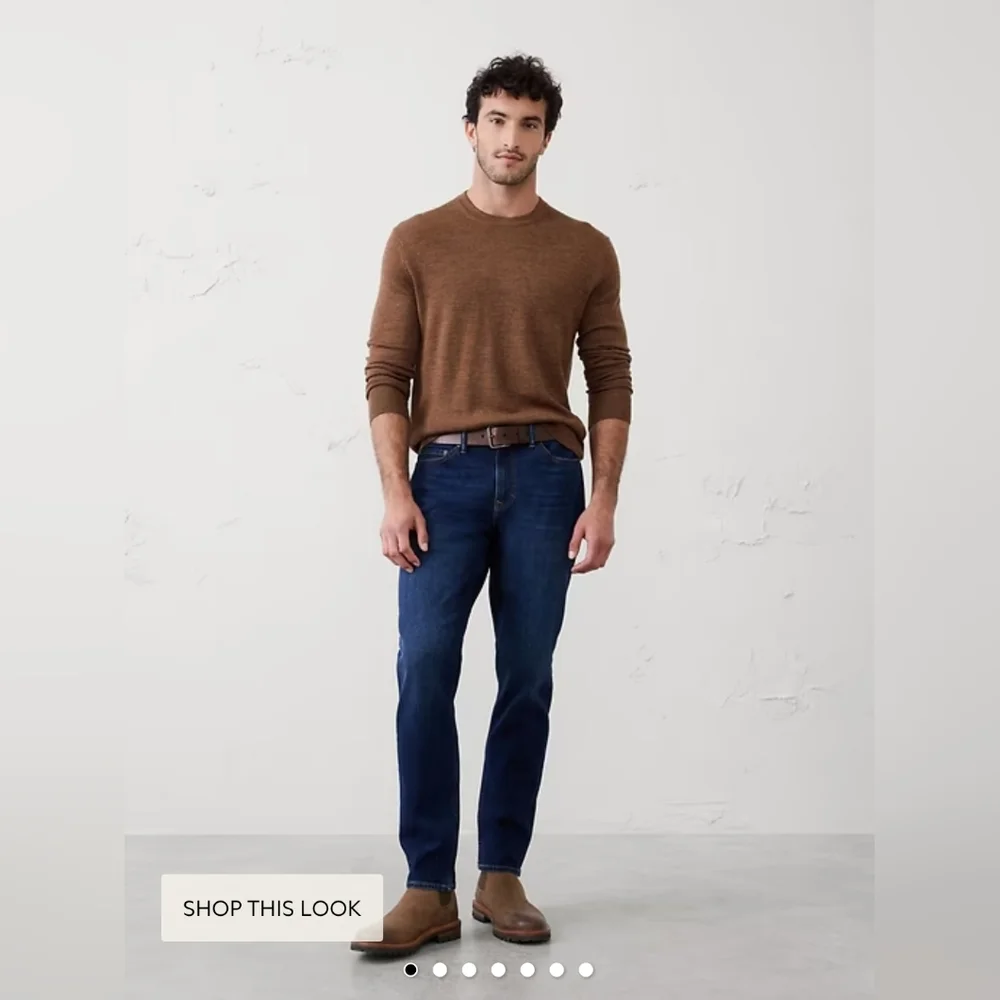 NWOT Brown Merino Wool Sweater Size XS By Banana Republic Factory